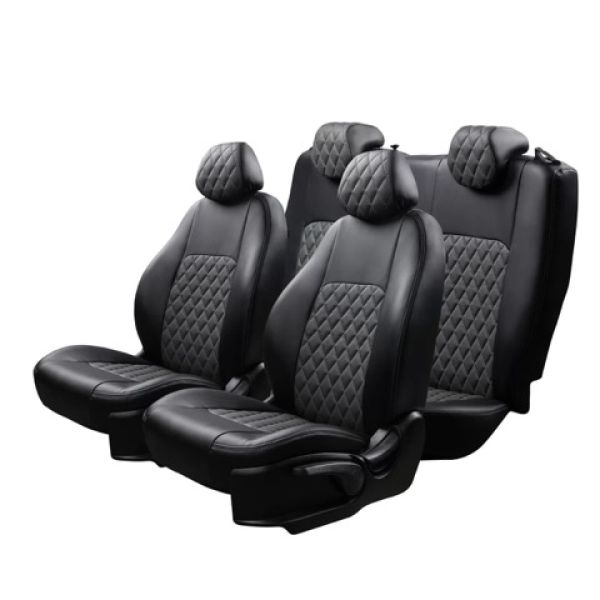 Чехлы Экокожа Турин Ромб на Chery Fora