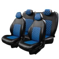 Чехлы Экокожа Турин Ромб на Chery Fora