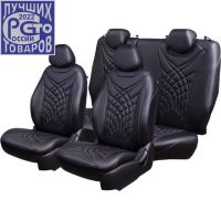 Чехлы Премиум Экокожа Байрон Президент|Жук на Haval M6 2 (2021+)