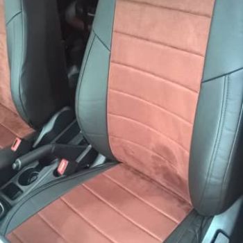 Авточехлы Автопилот Черный шоколад алькантара